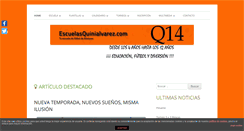 Desktop Screenshot of escuelasquinialvarez.com